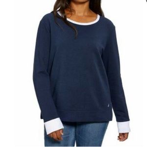 NEW- Womens Nautica Crew Neck Sweater